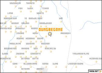 map of Oumgbègamè