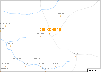 map of Oumkchéra