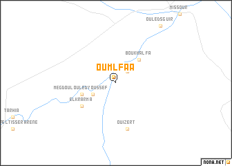map of Oum Lfaa