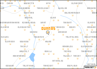 map of Oumnas