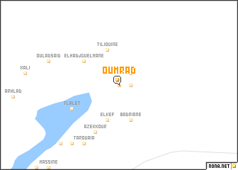 map of Oumrad