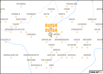 map of Ounda