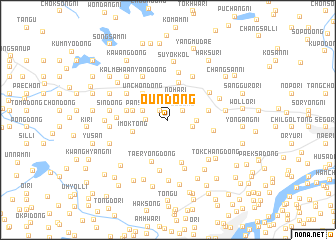 map of Ŏŭn-dong