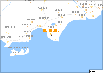 map of Ŏŭn-dong