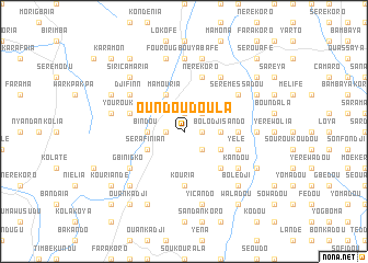 map of Oundou Doula