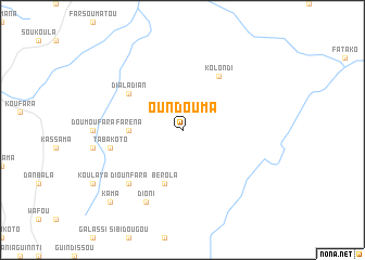 map of Oundouma