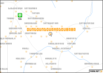 map of Oundoundou Amadou Baba