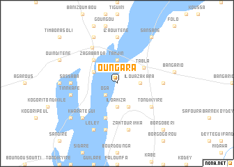 map of Oungara