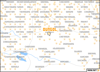 map of Ŏŭn-gol