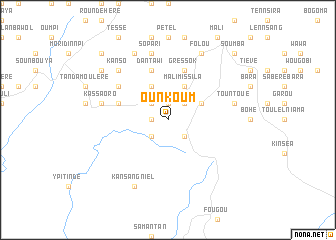 map of Ounkoum