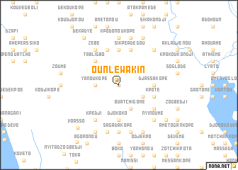 map of Ounlewakin