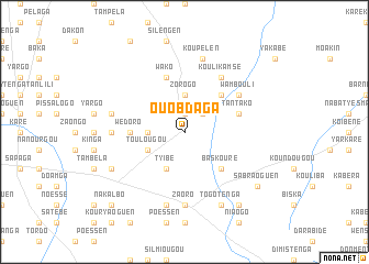 map of Ouobdaga