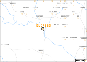 map of Ouoféso