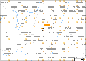 map of Ouoldou