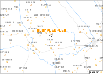 map of Ouompleupleu