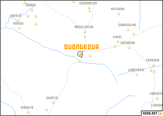 map of Ouondeoua