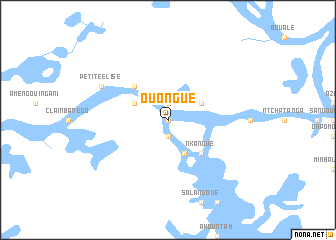 map of Ouongué