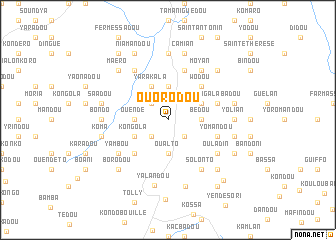 map of Ouorodou