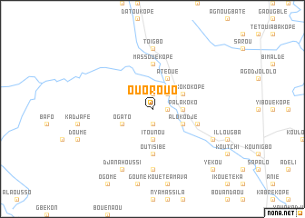 map of Ouorouo