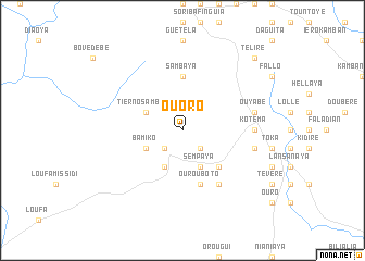 map of Ouoro