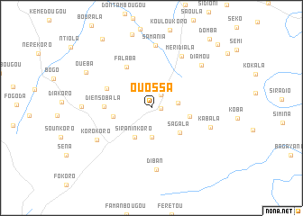 map of Ouossa