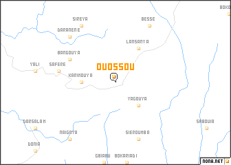 map of Ouossou