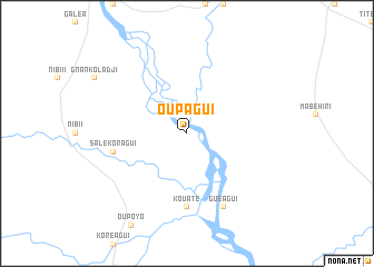 map of Oupagui