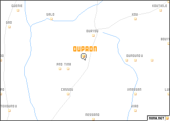 map of Oupaon