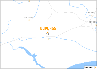 map of Ouplass