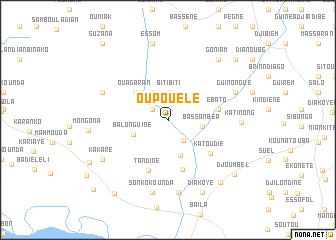 map of Oupouèle