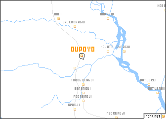 map of Oupoyo