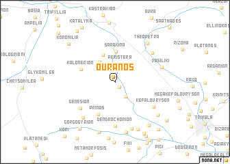 map of Ouranós