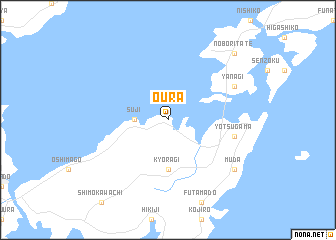 map of Ōura