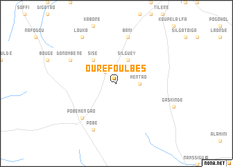 map of Ouré Foulbés