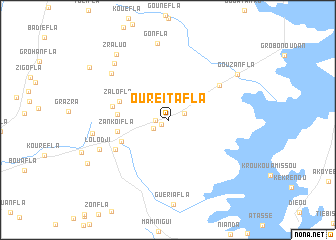 map of Ouréitafla