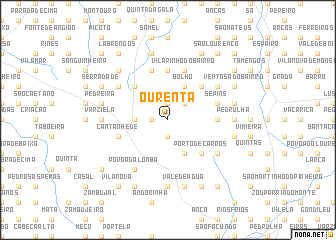 map of Ourentã