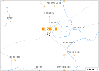 map of Ouriala