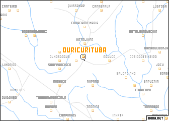 map of Ouricurituba