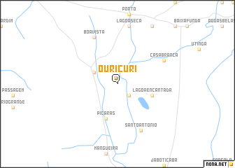 map of Ouricuri
