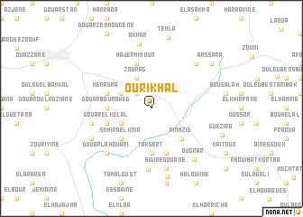 map of Ourikhal