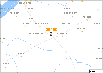 map of Ourno