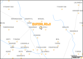 map of Ouro Aladji