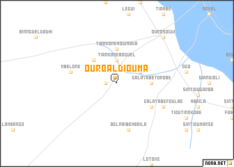 map of Ouro Aldiouma