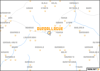 map of Ouro Allaguè