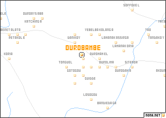 map of Ouro Bambé