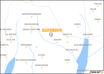 map of Ouro Boka