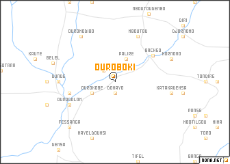 map of Ouro Boki