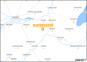 map of Ouro Bounné