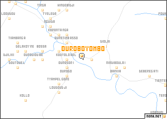 map of Ouro Boyombo