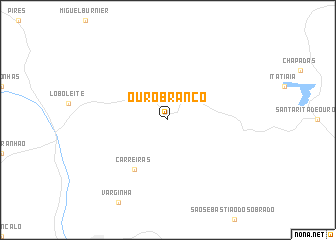 map of Ouro Branco